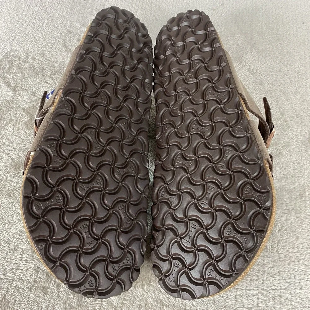 Birkenstock Mayari Sandals Womens US 10 EU 41 Mocca Birko-Flor Regular Fit NEW